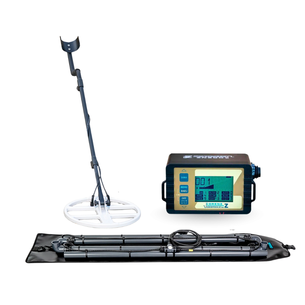Lorenz Deepmax Z2 metal detector with control unit and search coil