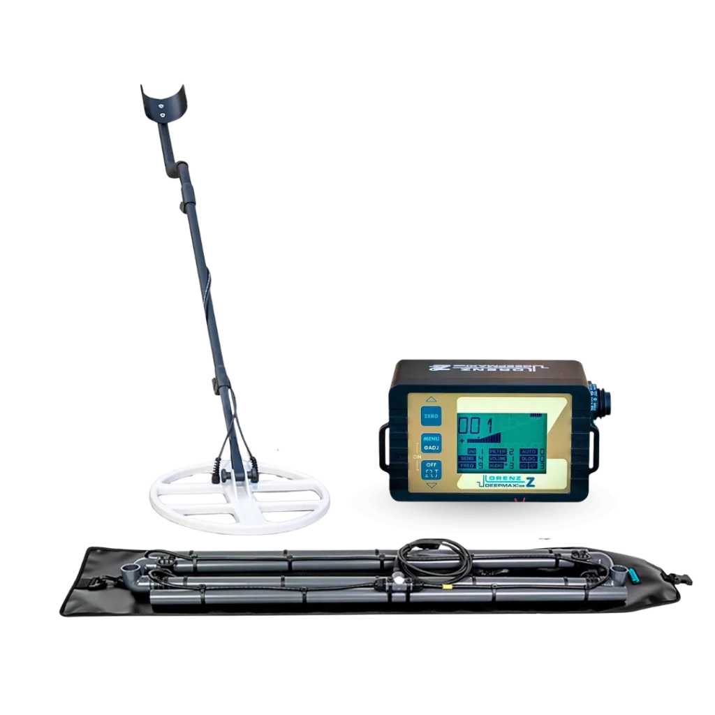 Lorenz Deepmax Z2 metal detector with control unit and search coil