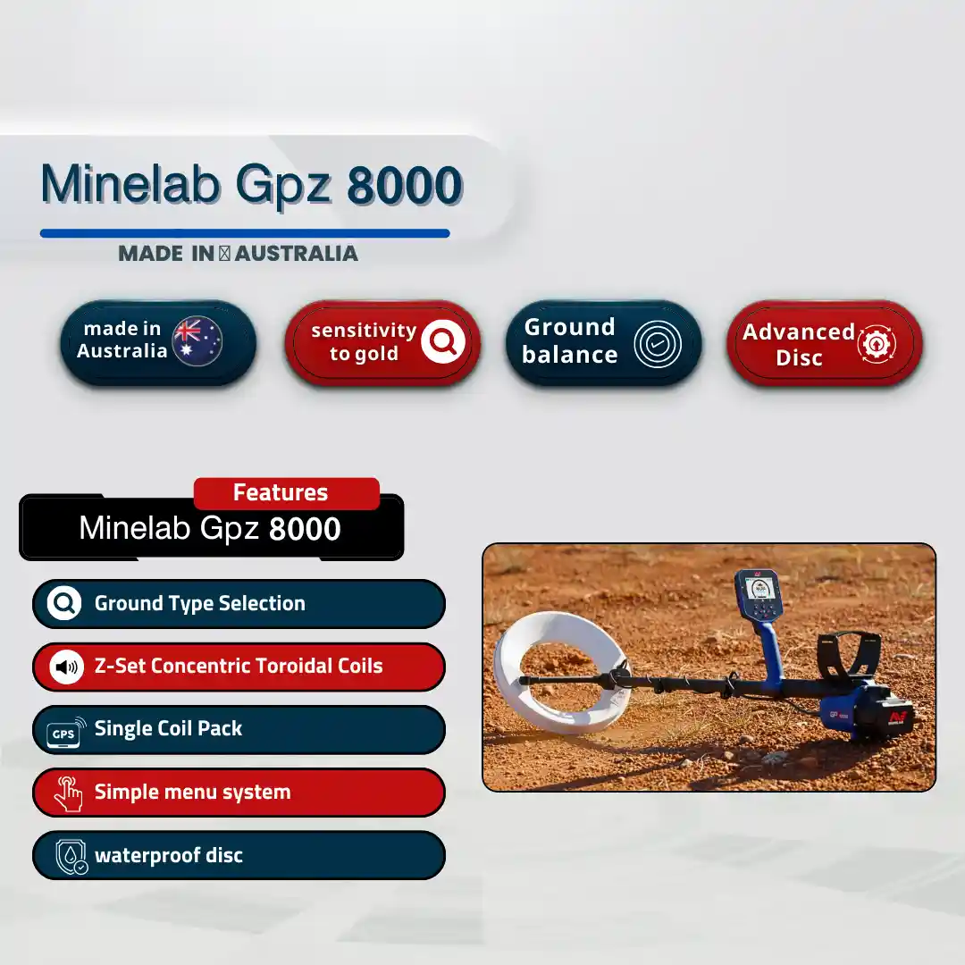 Minelab GPZ 8000 Price | Specs, Warranty & Worldwide Shipping