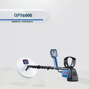 Minelab GPX 6000 gold detector with search coil and control unit