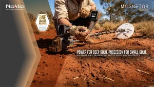 Nokta Magnetar 9000 Long Range Gold and Metal Detector Nokta Magnetar 9000 gold detector with integrated laser technology